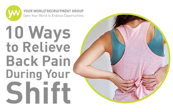 How to Relieve Yourself of Back Pain Fast : 11 Ways