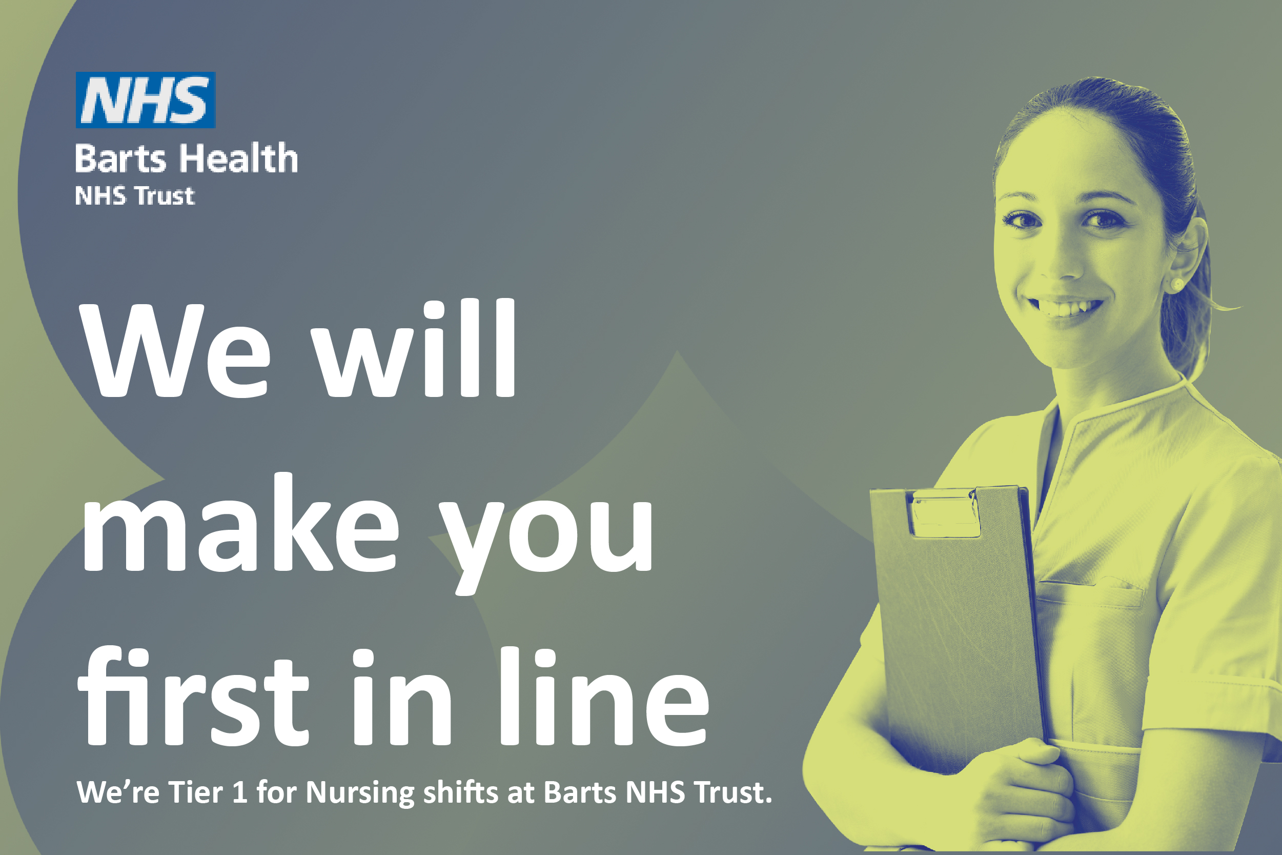 View First in line for Nursing shifts at Barts NHS Trust